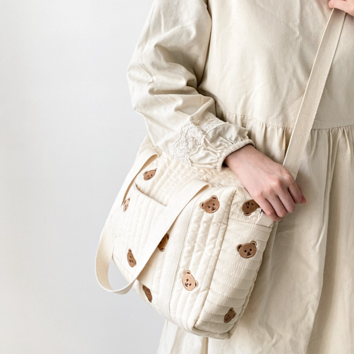 【大人気】3design quilting cotton bag