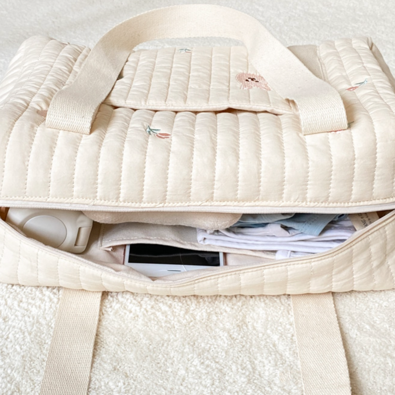【大人気】3design quilting cotton bag