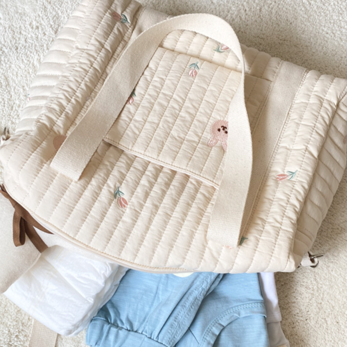【大人気】3design quilting cotton bag