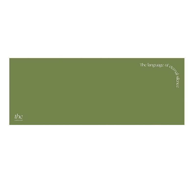 the language desk mat