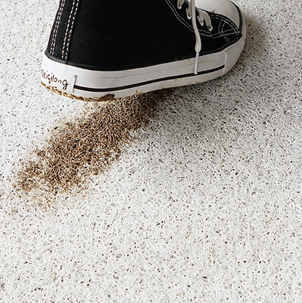 4design flower mini door mat