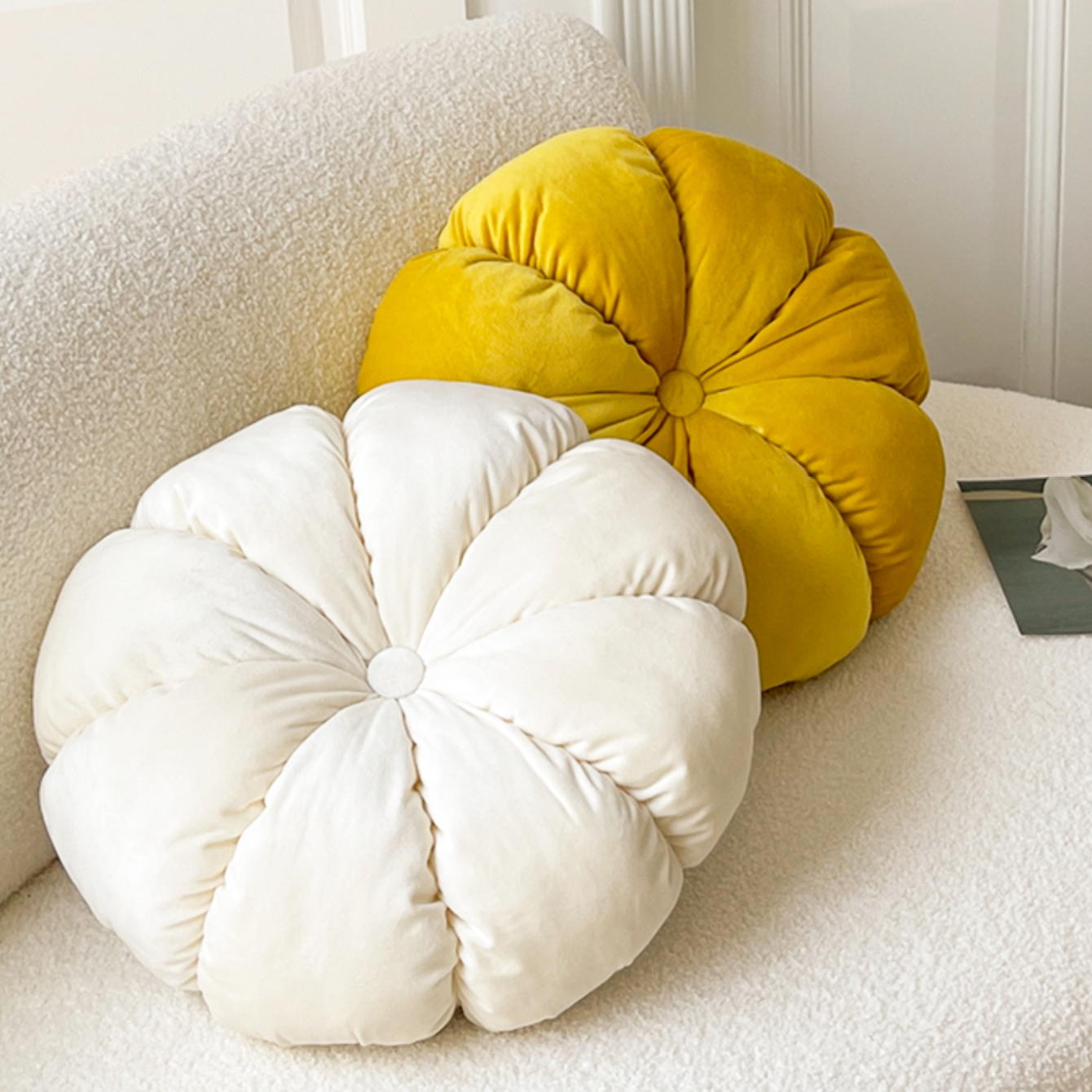 5color colorful pumpkin cushion