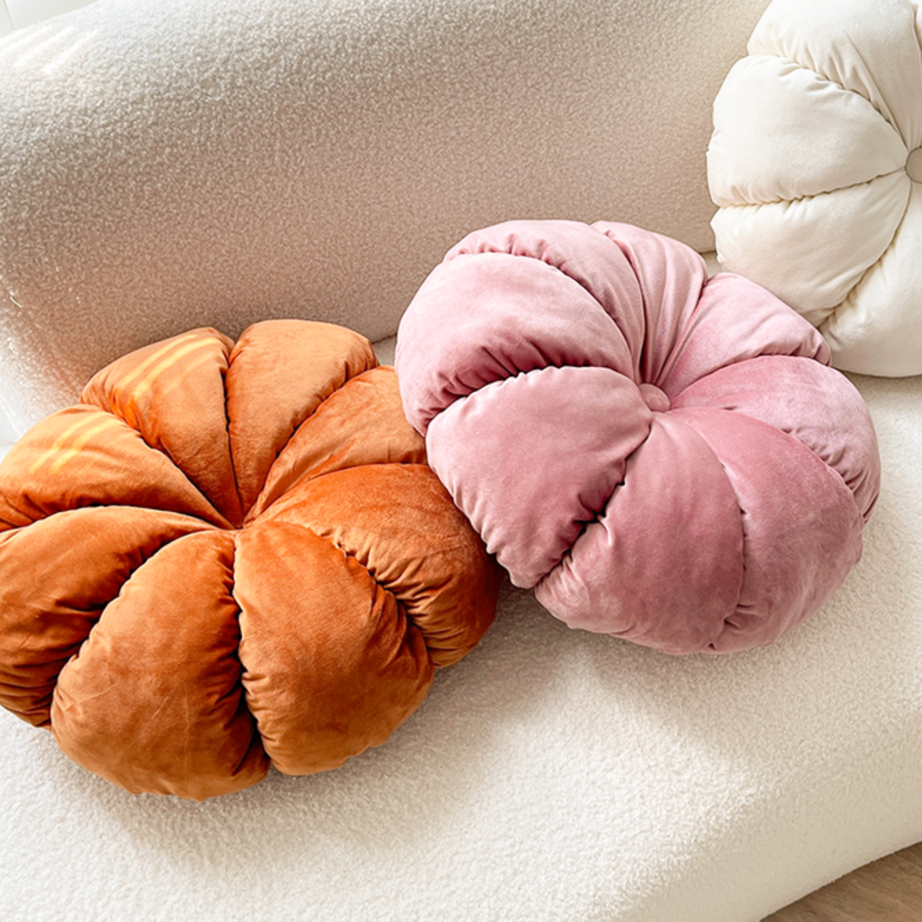 5color colorful pumpkin cushion