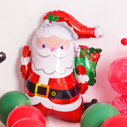 【即納】xmas pink balloon set