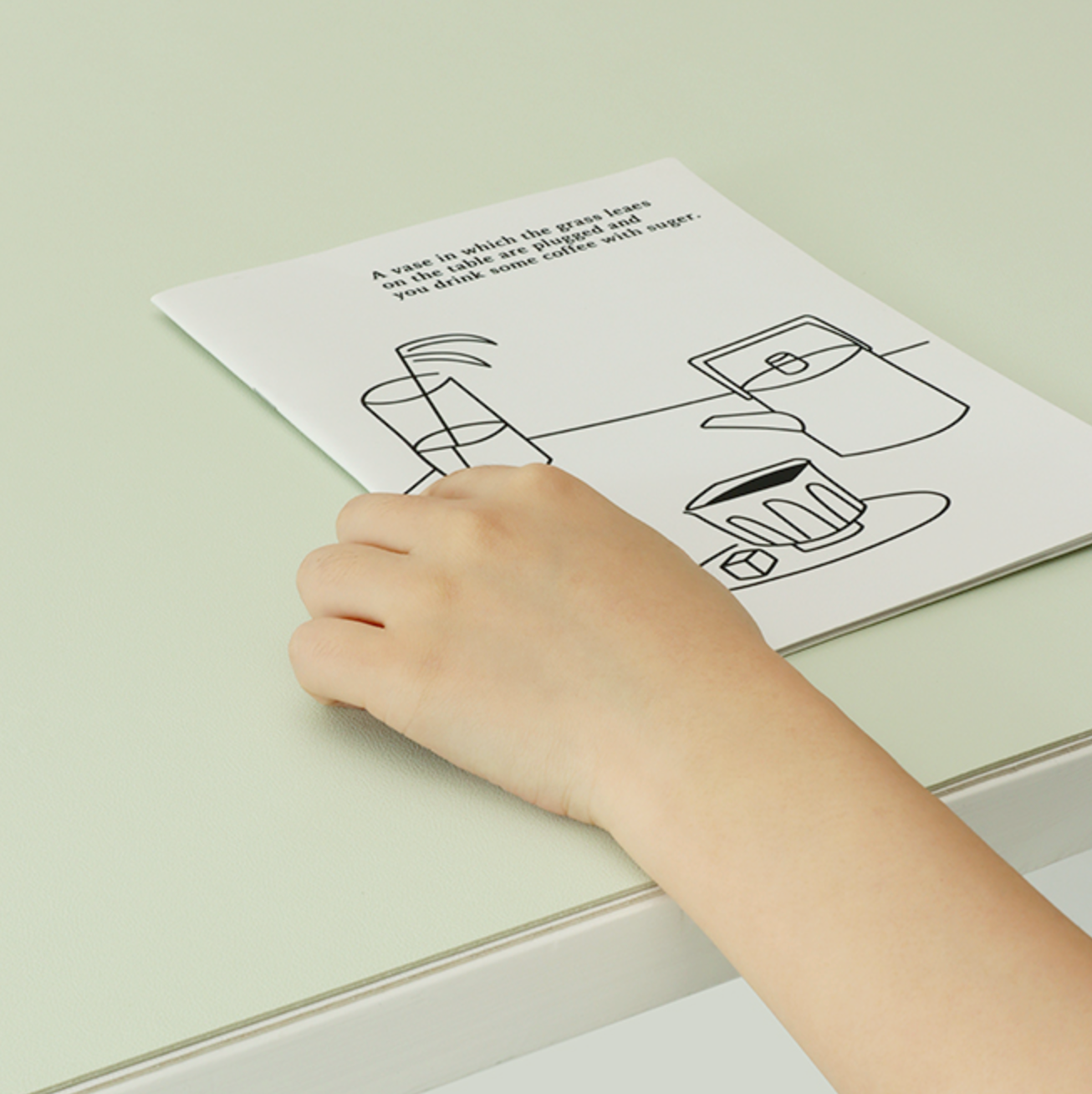 12color simple desk mat