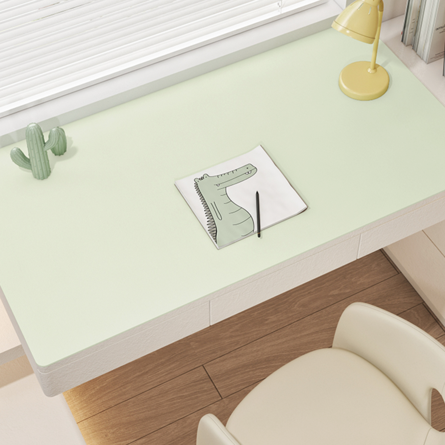 12color simple desk mat