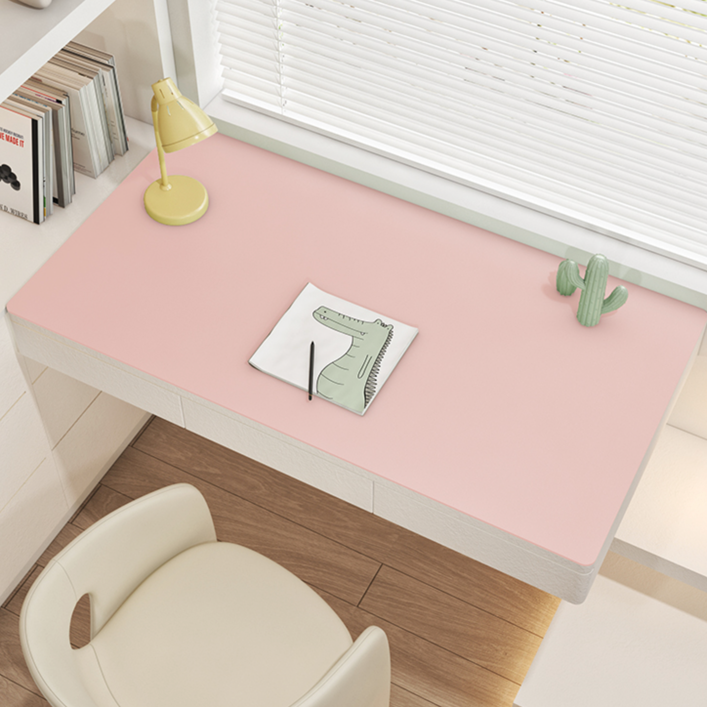 12color simple desk mat