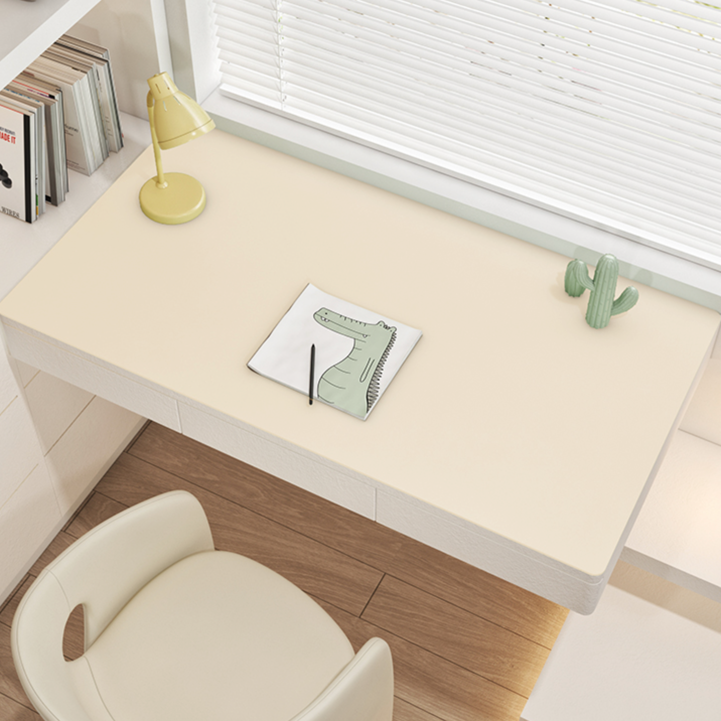 12color simple desk mat