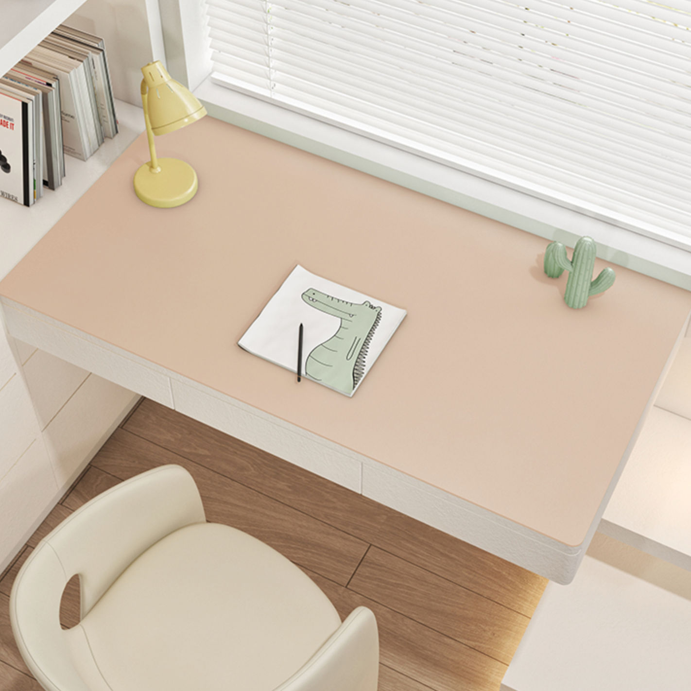 12color simple desk mat
