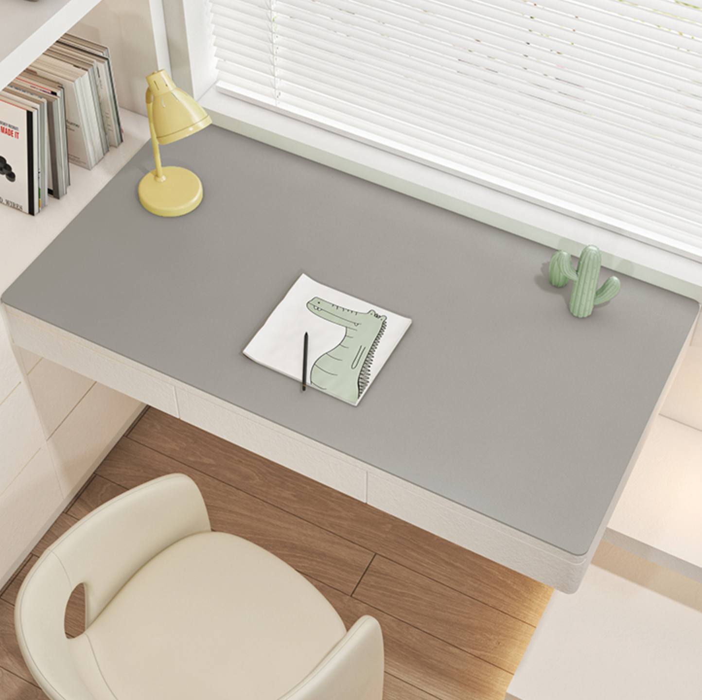 12color simple desk mat