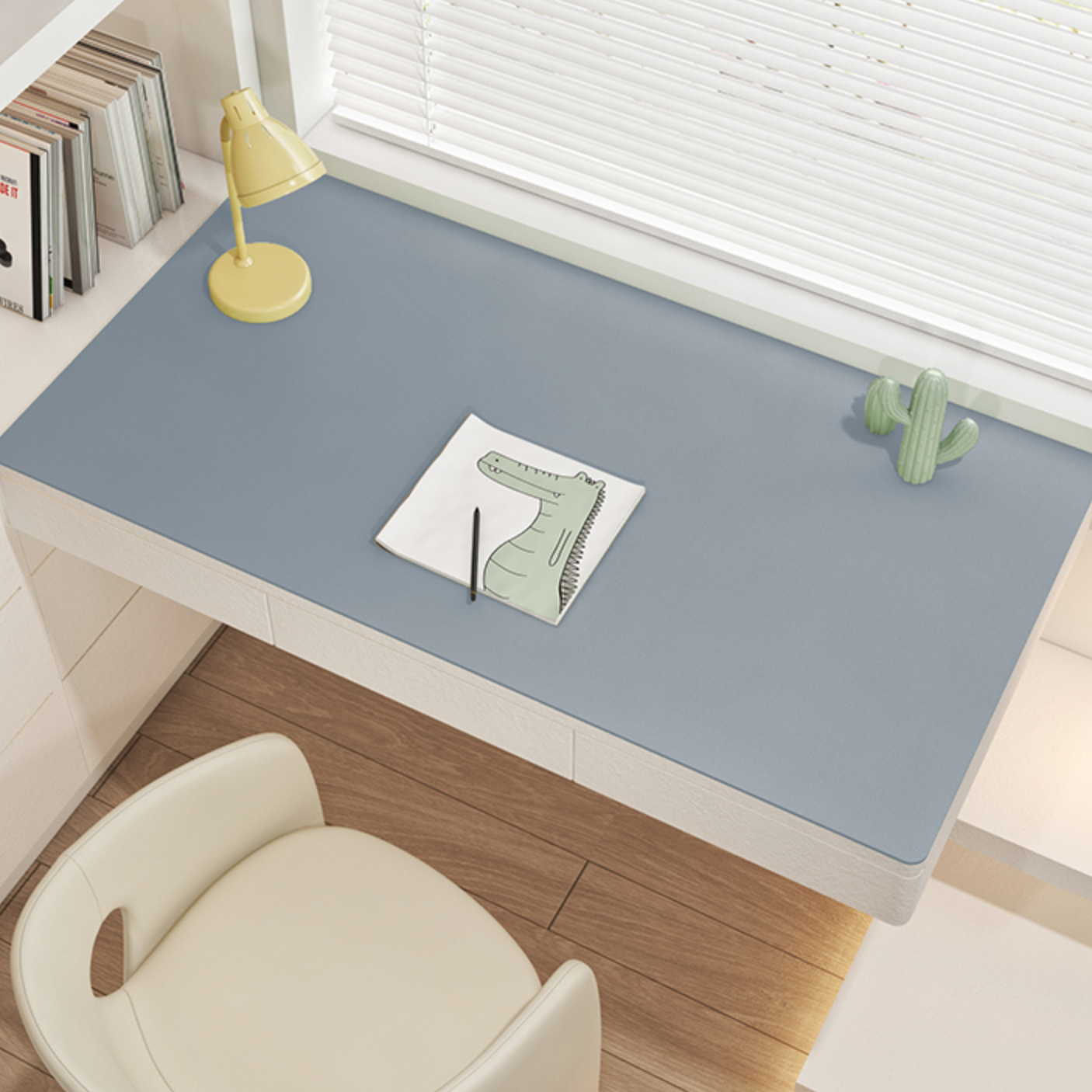 12color simple desk mat