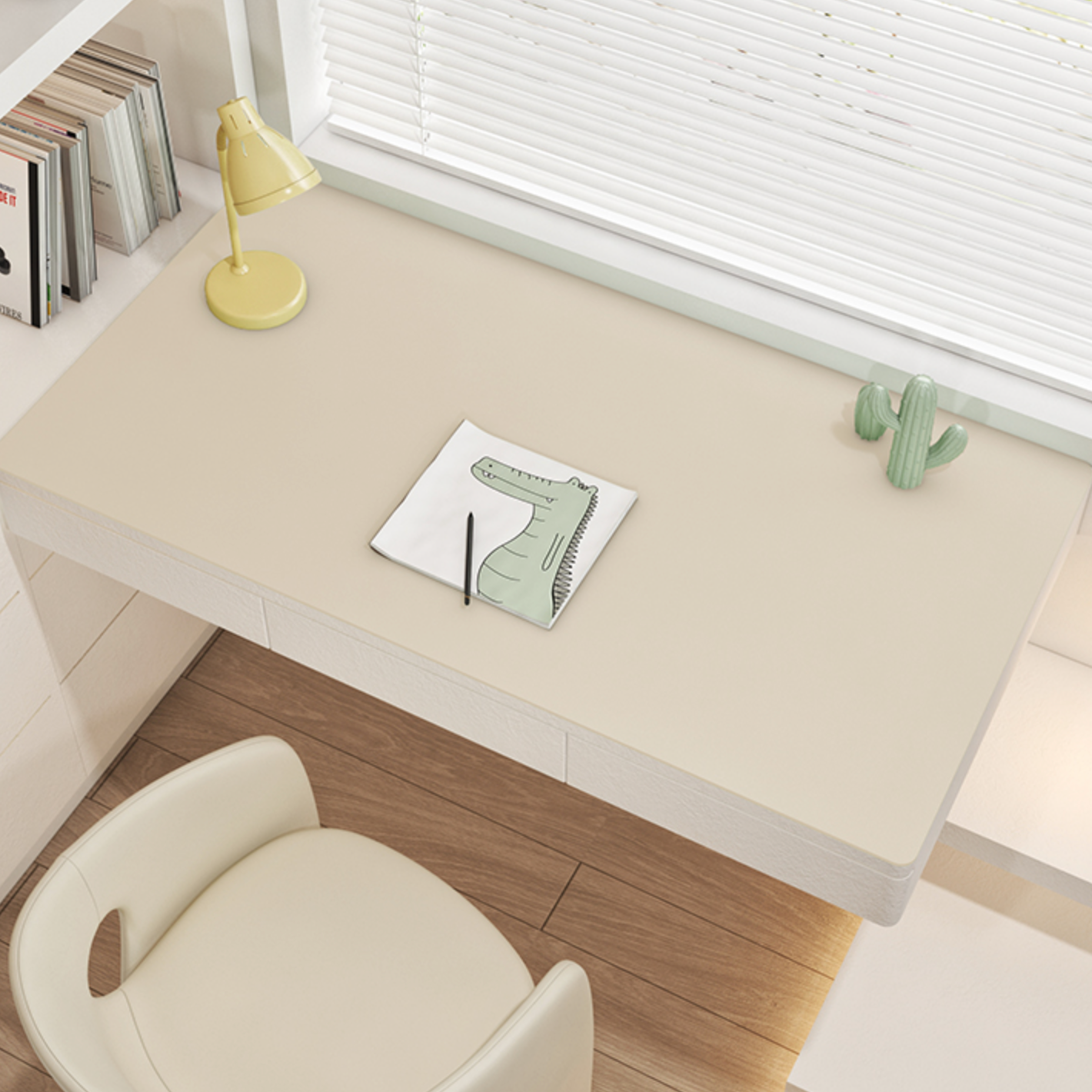 12color simple desk mat