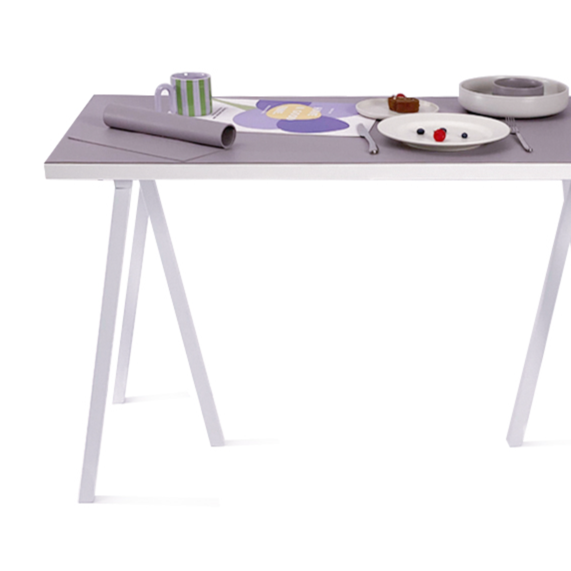 purple mood 5color desk mat