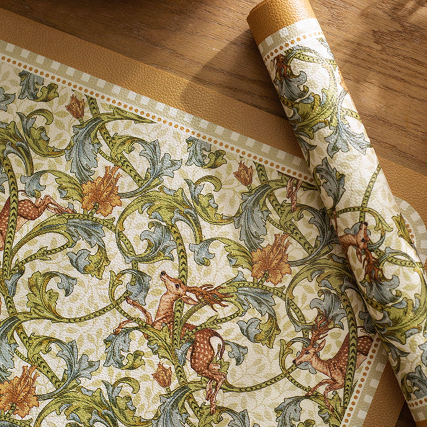 vintage deer place mat