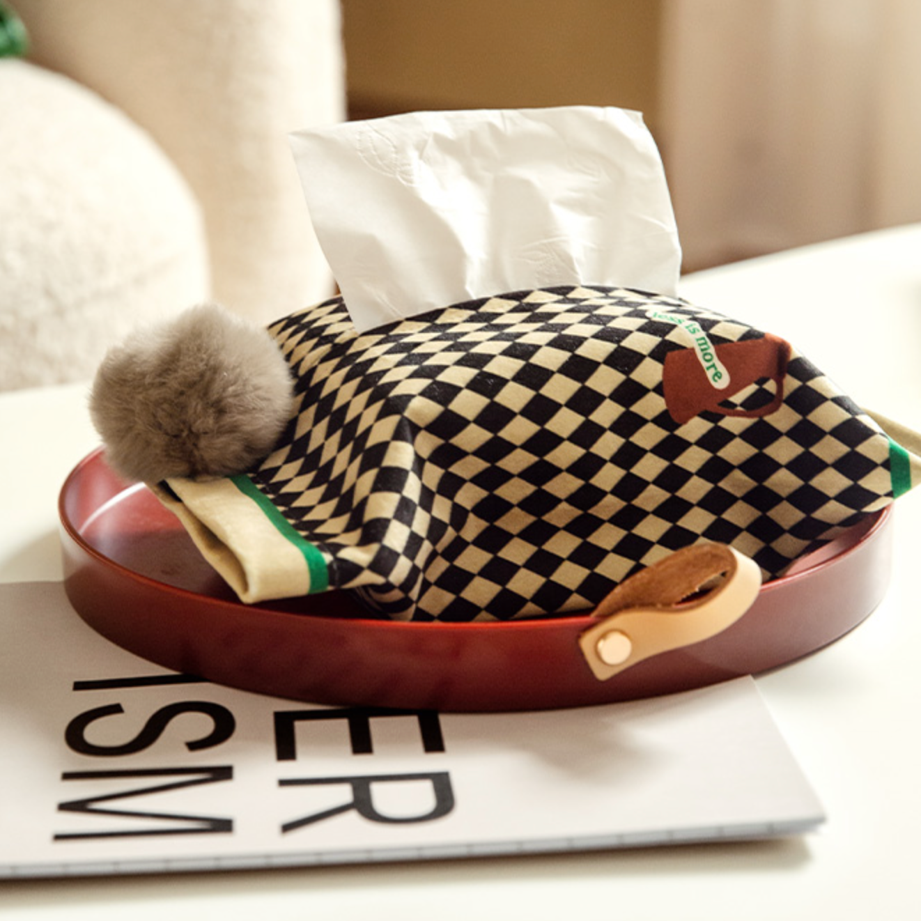 3color checker tissue case