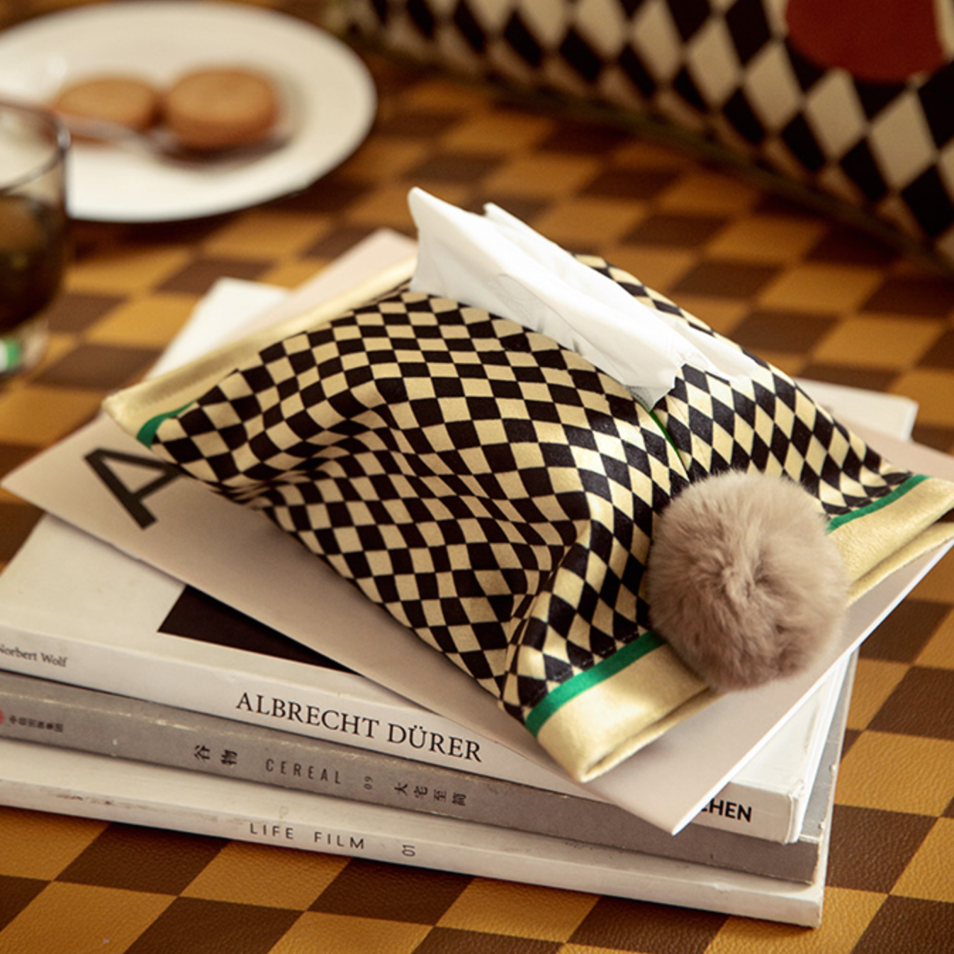 3color checker tissue case