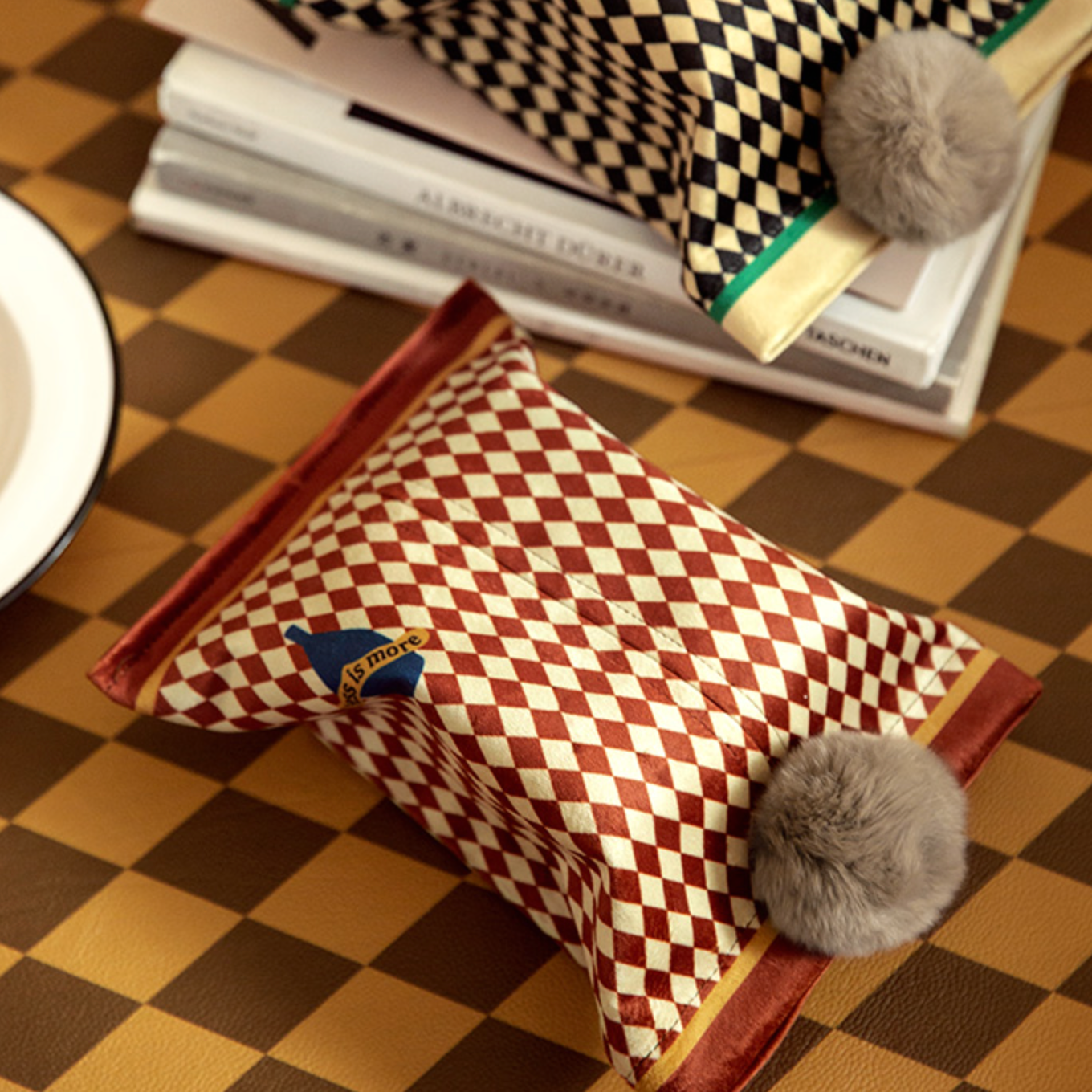 3color checker tissue case