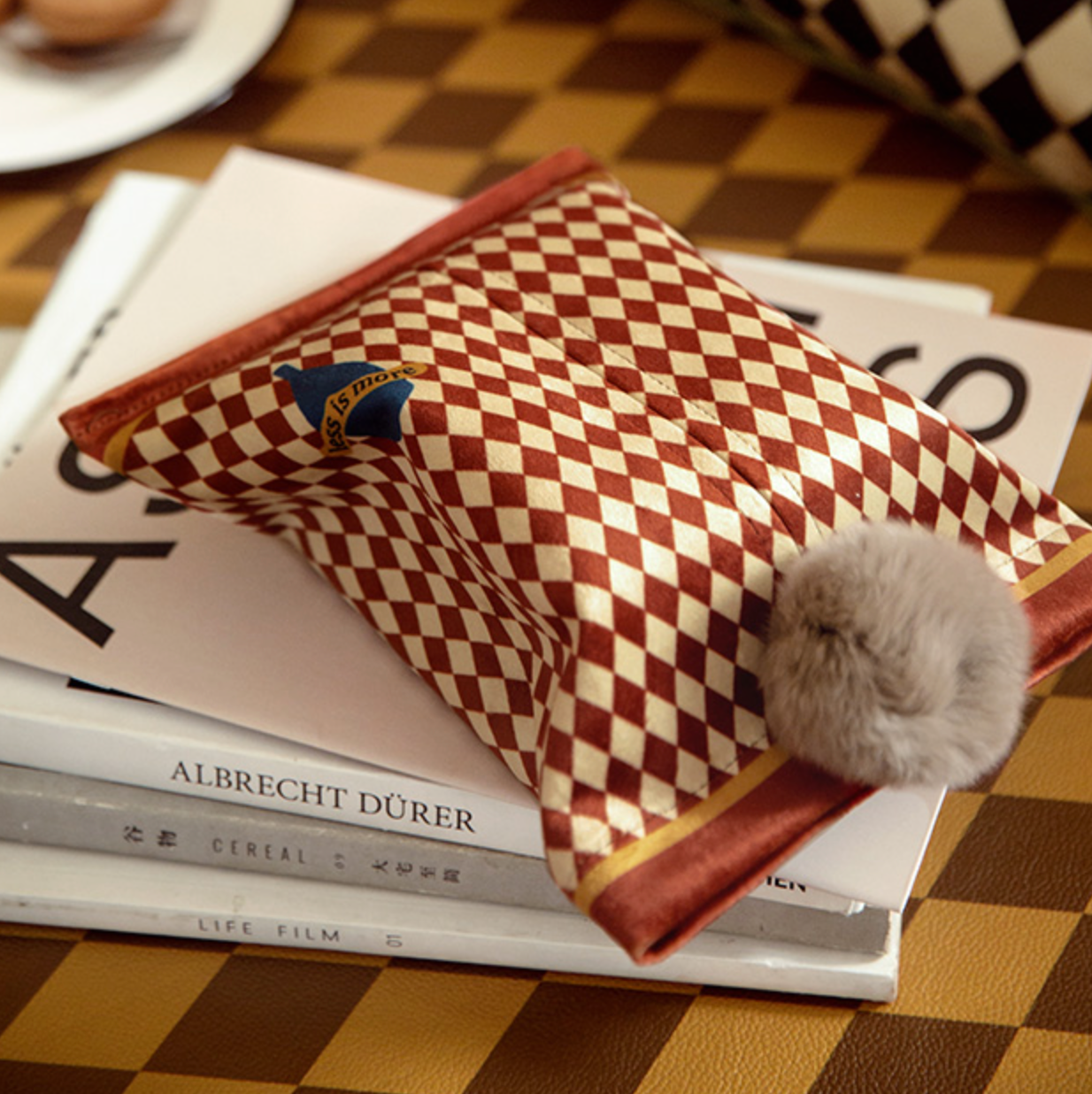 3color checker tissue case