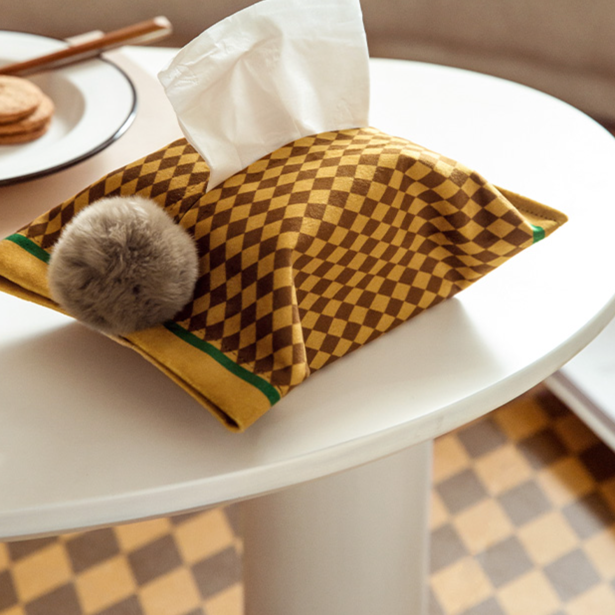 3color checker tissue case