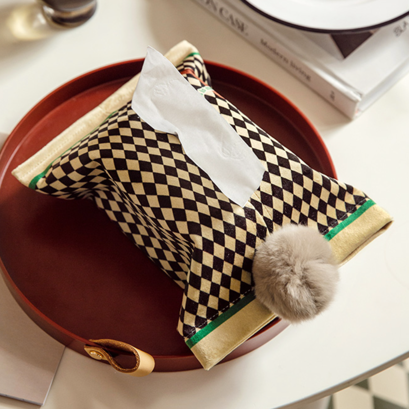 3color checker tissue case