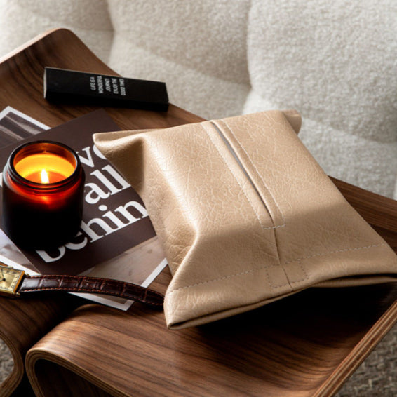 7color stylish leather tissue case