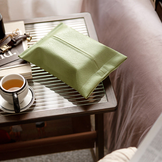 7color stylish leather tissue case