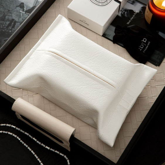 7color stylish leather tissue case