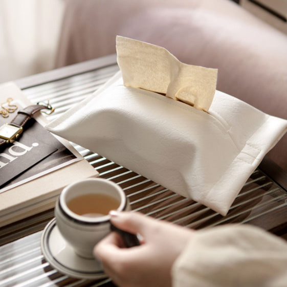 7color stylish leather tissue case