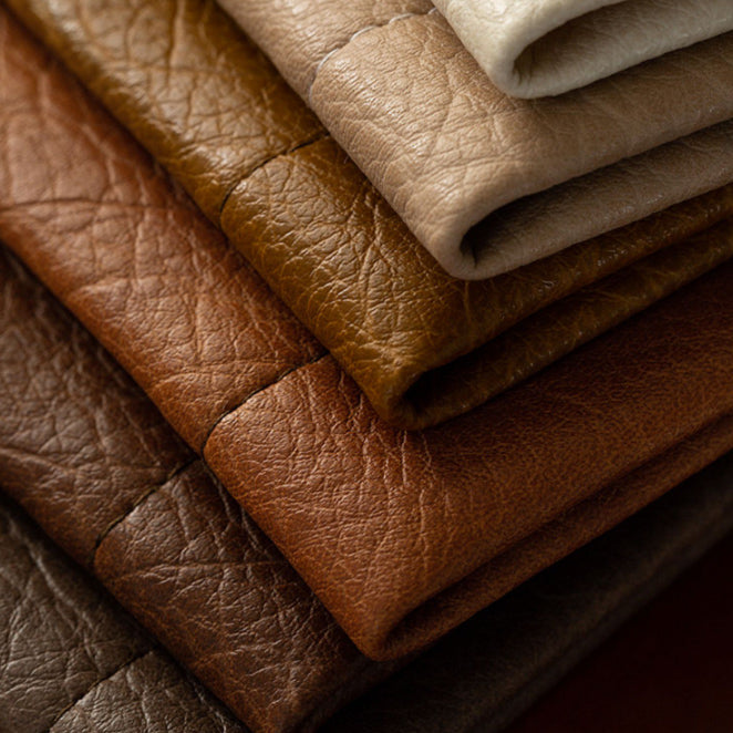 6color natural leather tissue case