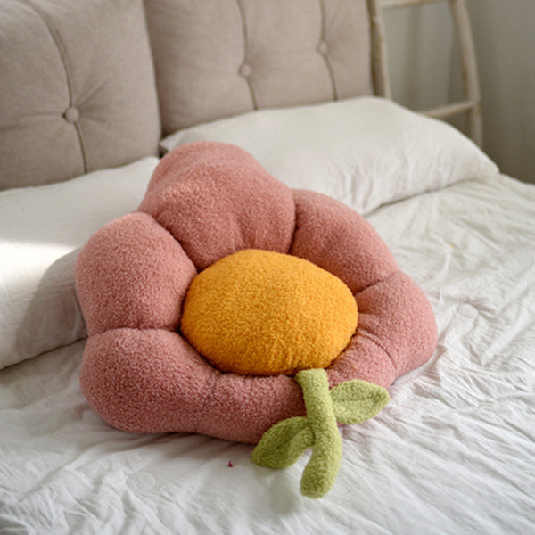 2design 5color big flower cushion