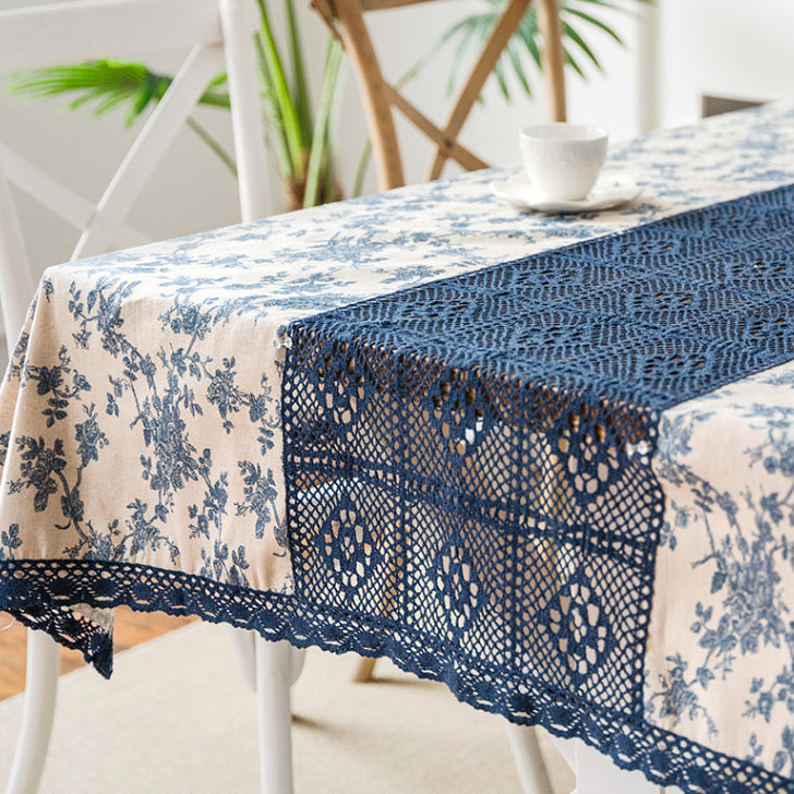 4design country flower table cloth
