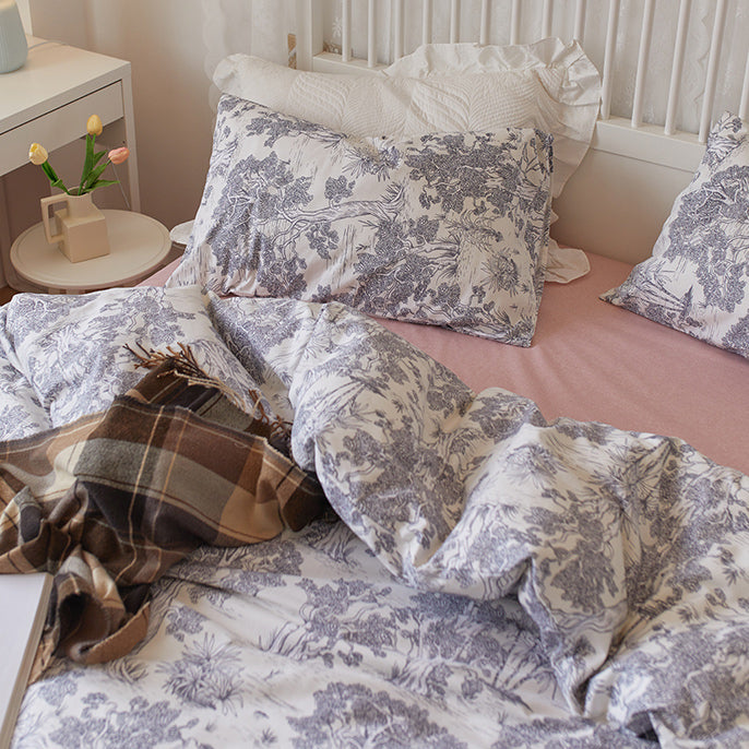 7design retro sketch bedlinen set