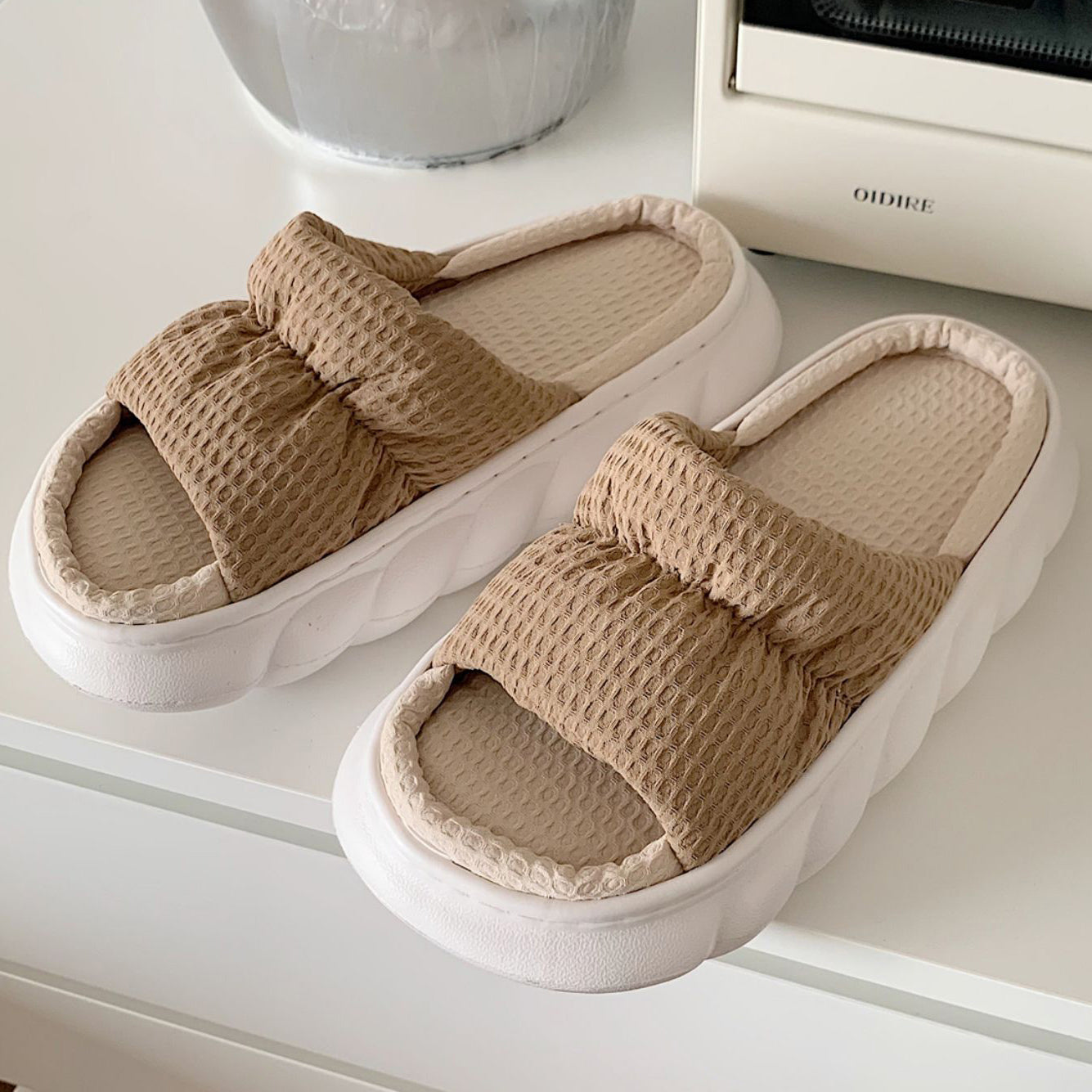 3color two-tone rubber roomshoes