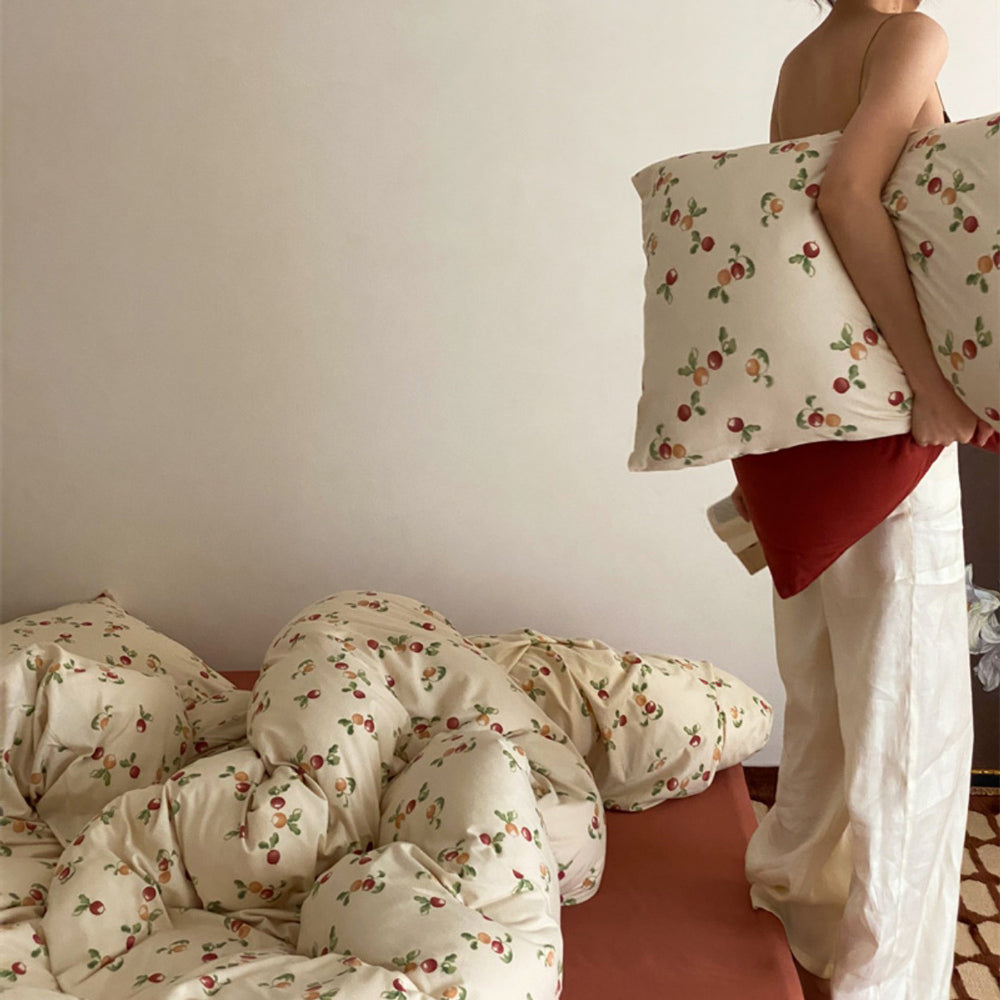 4design natural print bedlinen set
