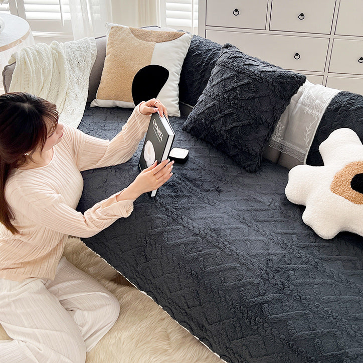 5color cable boa sofa cover