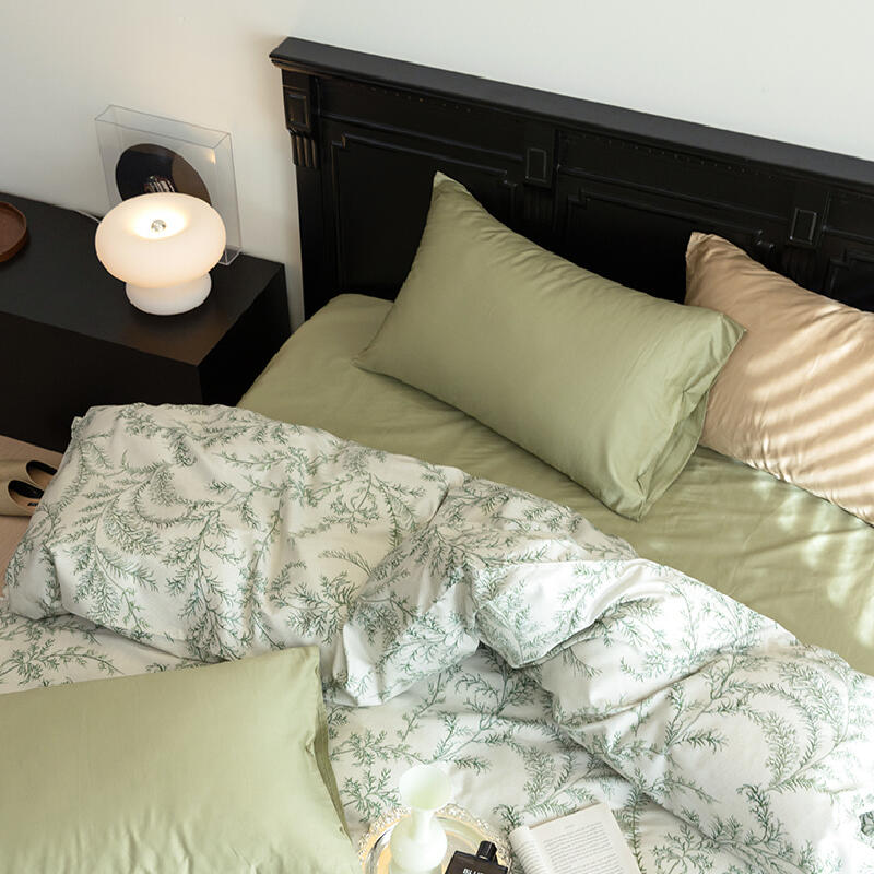 6design cool satin frill bedlinen set