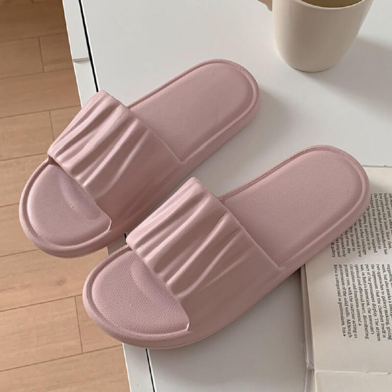 6color simple wave room shoes