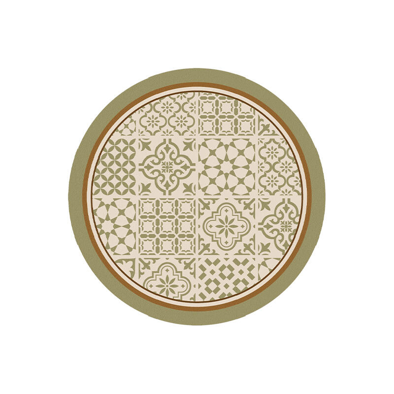 retro classical circle coaster