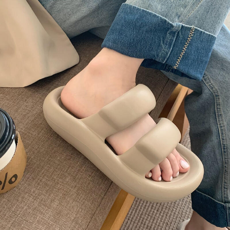 3color belt silicon room shoes