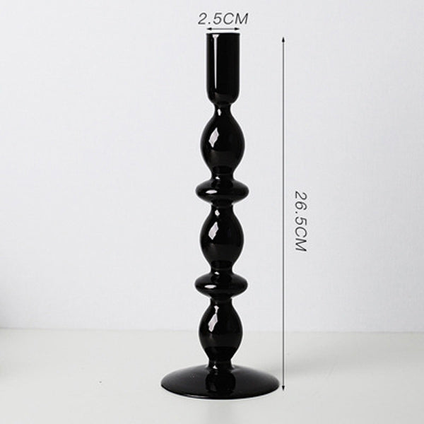 5design black candlestick