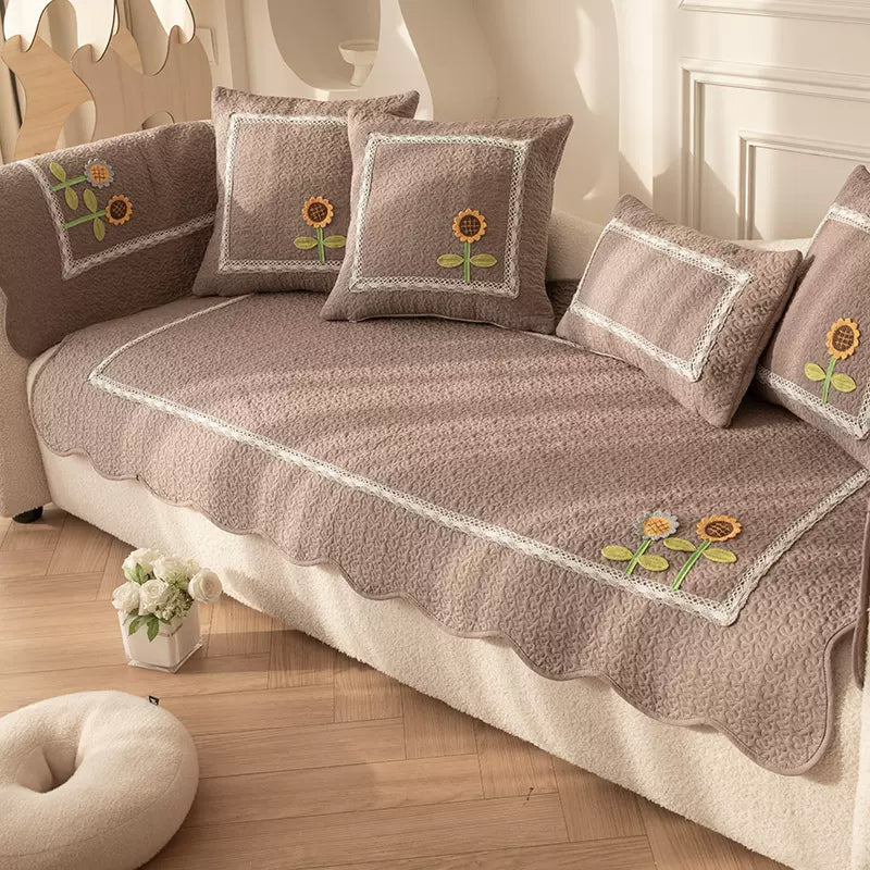 6color sunflower patch cushion