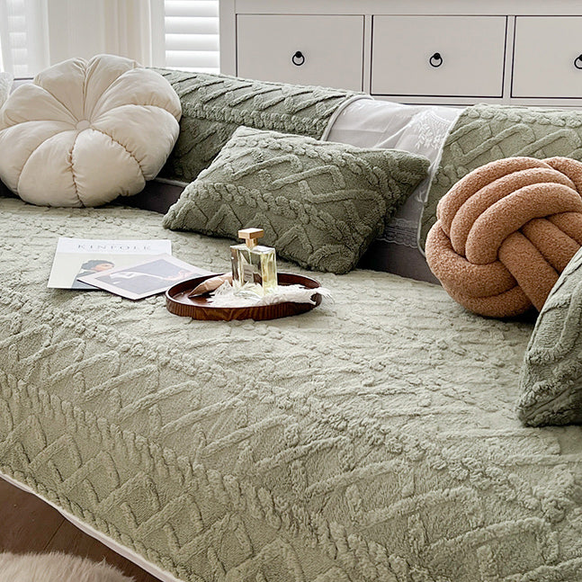 5color cable boa sofa cover