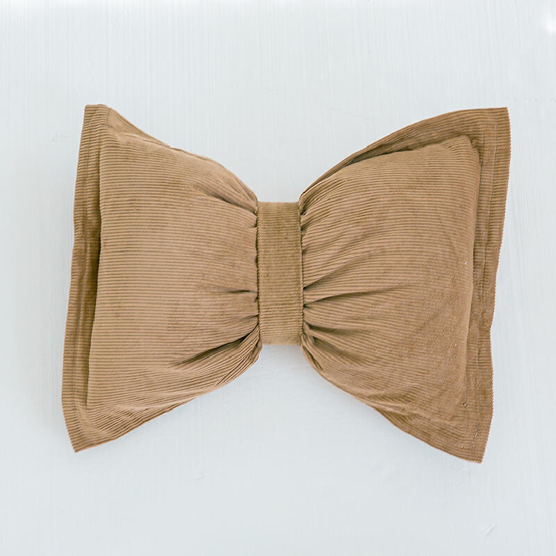 10color corduroy ribbon shape cushion