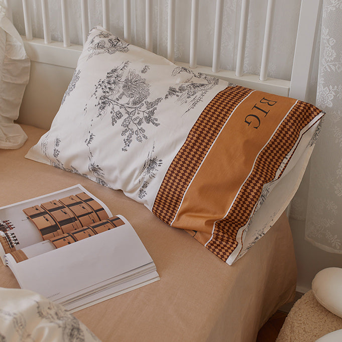 7design retro sketch bedlinen set