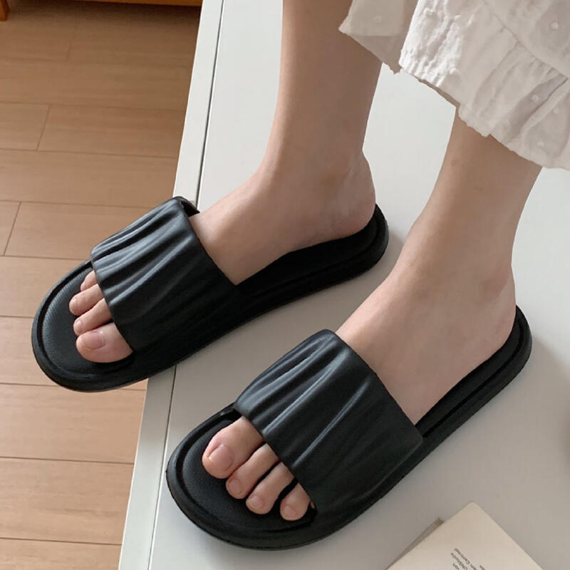 6color simple wave room shoes