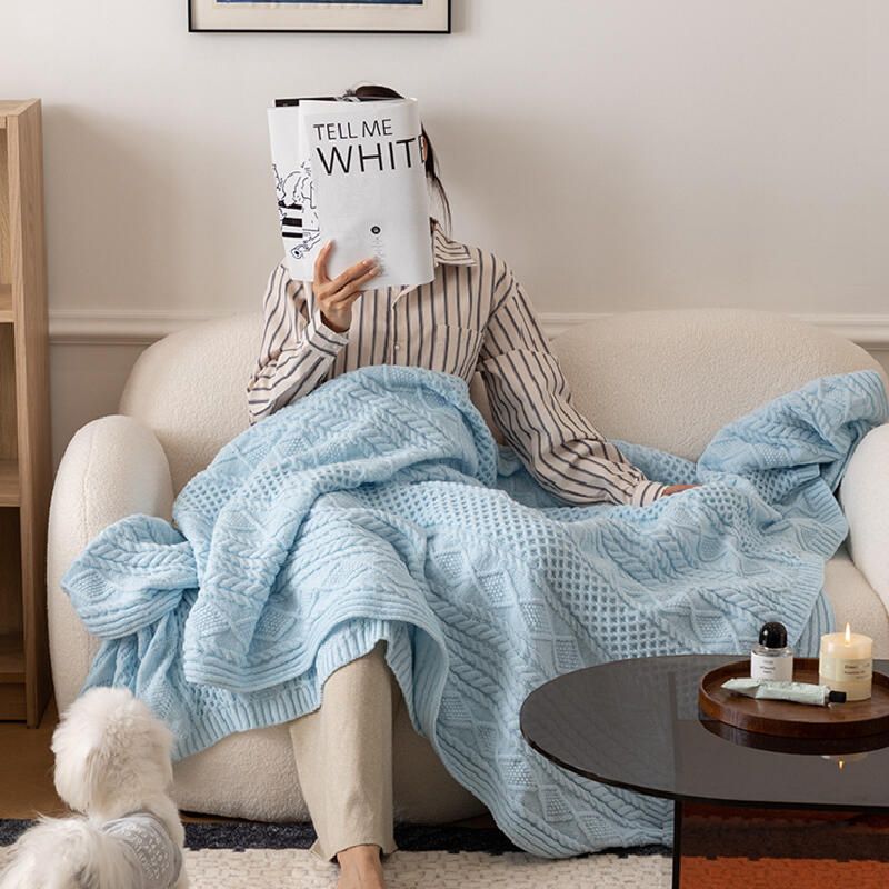 knit design sofacover