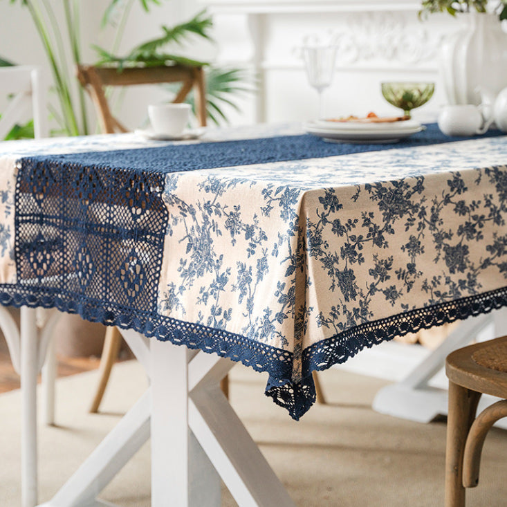 4design country flower table cloth