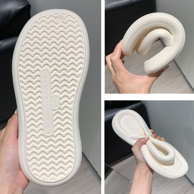 5color simple casual rubber roomshoes