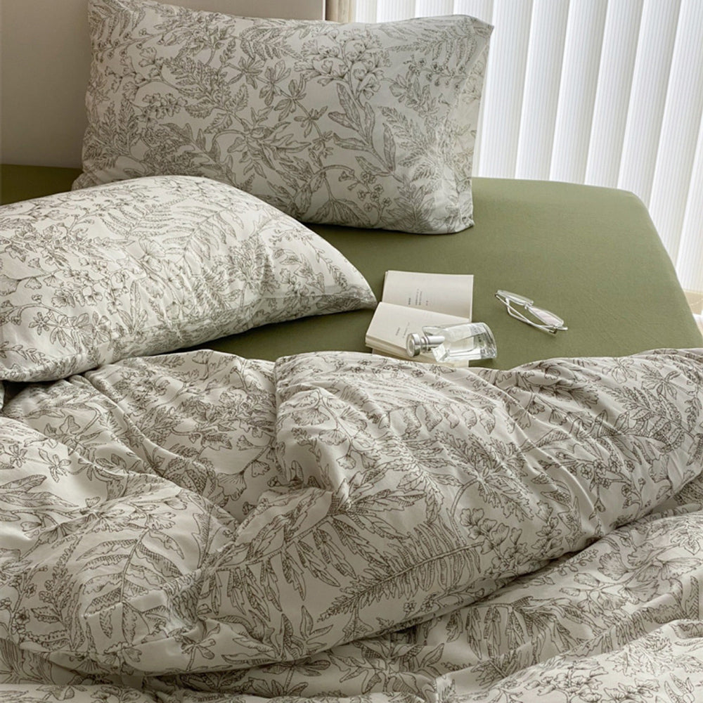 9design pale flower bedlinen set