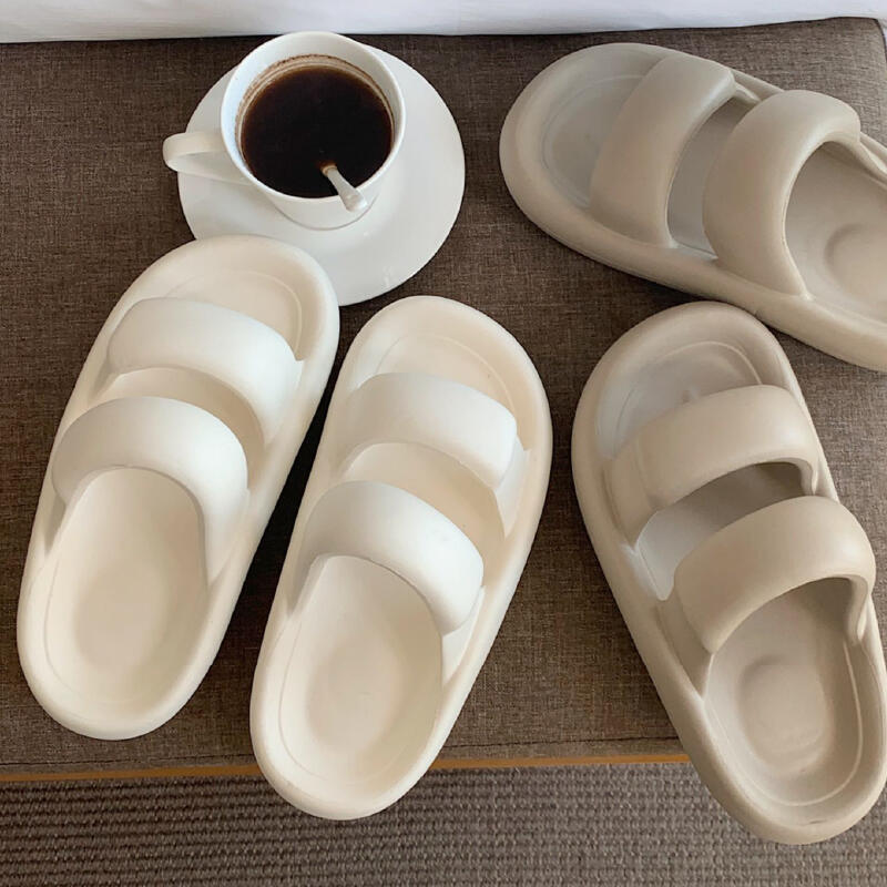 3color belt silicon room shoes